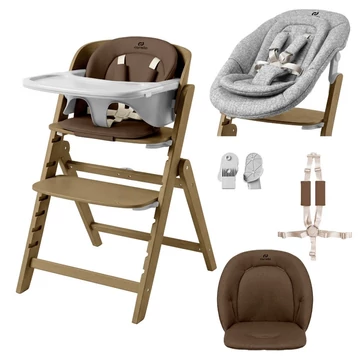 Carrello Focus 3 in 1 etetőszék Moka Brown