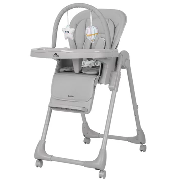 Carrello Lotus műanyag etetőszék Alba Grey