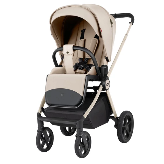 Mózessel összecsukható 2 in 1 babakocsi Carrello Ultra F Polar Beige